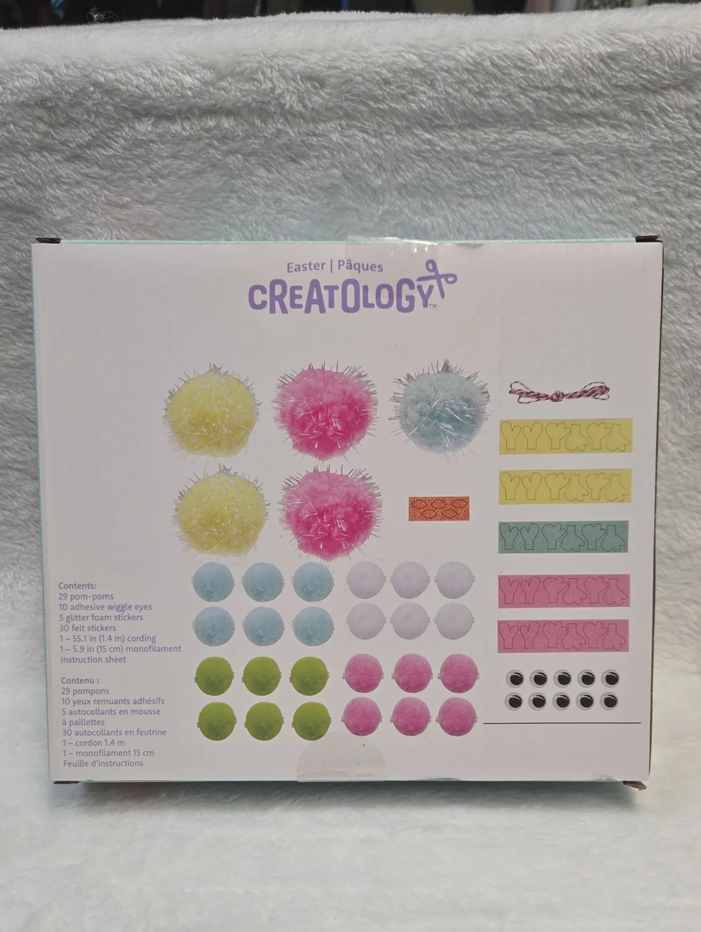 🌞Creatology Pom Chick Garland Craft Kit - Pastel Pom Poms Ages 6+